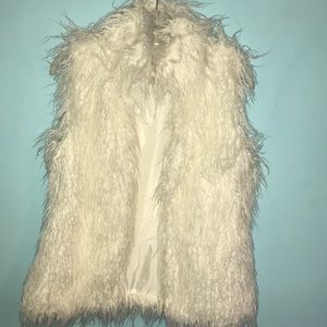 Faux fur vest